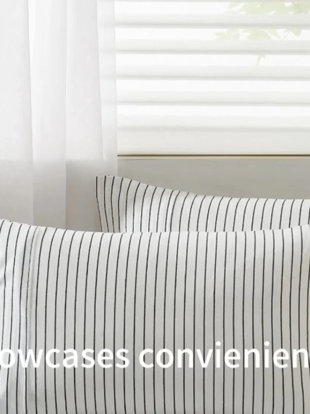 Striped Duvet Cover Set 100% Jersey Knit Cotton King Size
